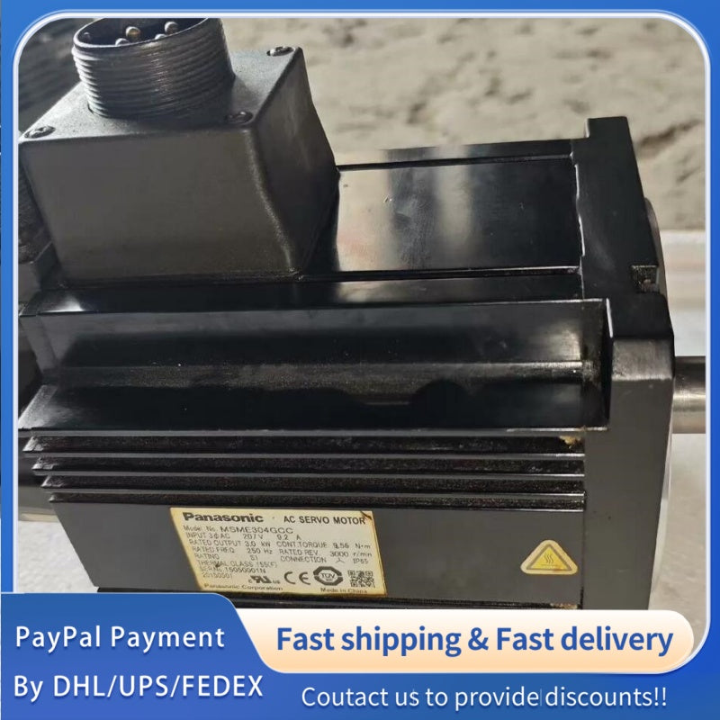1 PCS used Panasonic MINAS A5 Servo Motor MSME304GCC #LYQ007