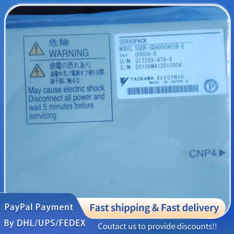 1 PCS new Yaskawa SGDR-SDA950A01B-E Servo Drive Module #LYQ007