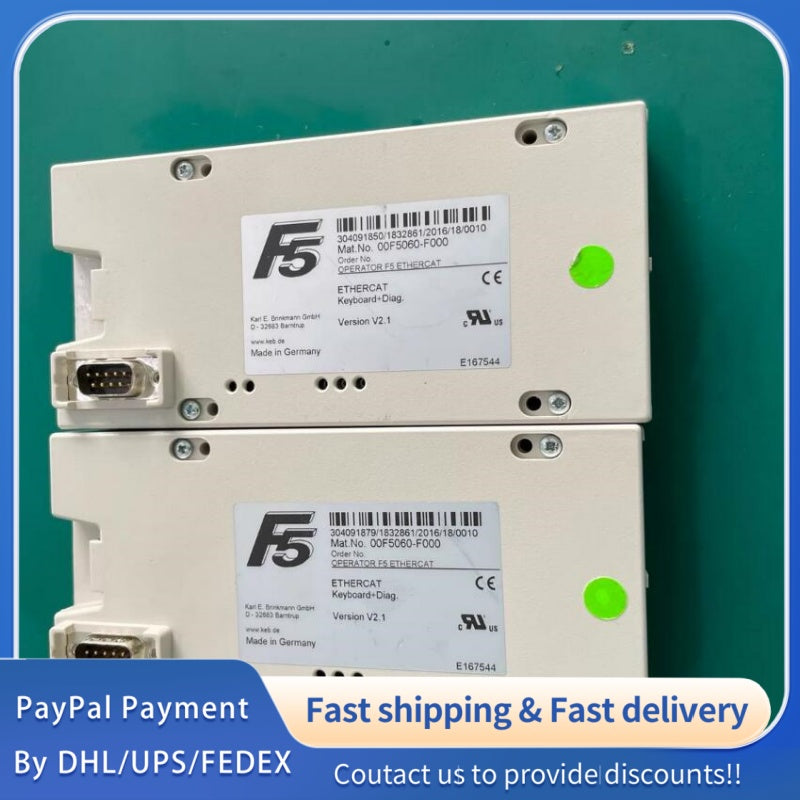 1 PCS used KEB COMBIVERT F5 Operator Panel 00F5060-F000 #LYQ007