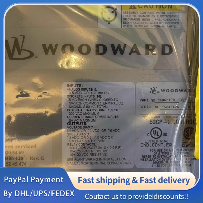 1 PCS new Woodward 8406-120 (EGCP-2) Controller #LYQ007