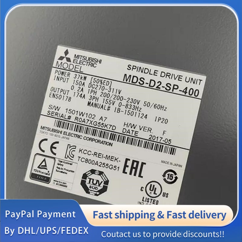 1 PCS new Mitsubishi Spindle Drive Unit MDS‑D2‑SP‑400#LYQ007