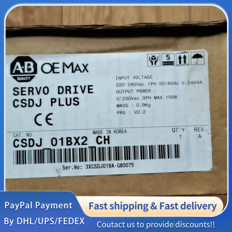1 PCS new Allen‑Bradley CSDJ‑01BX2‑CH Servo Drive #LYQ007