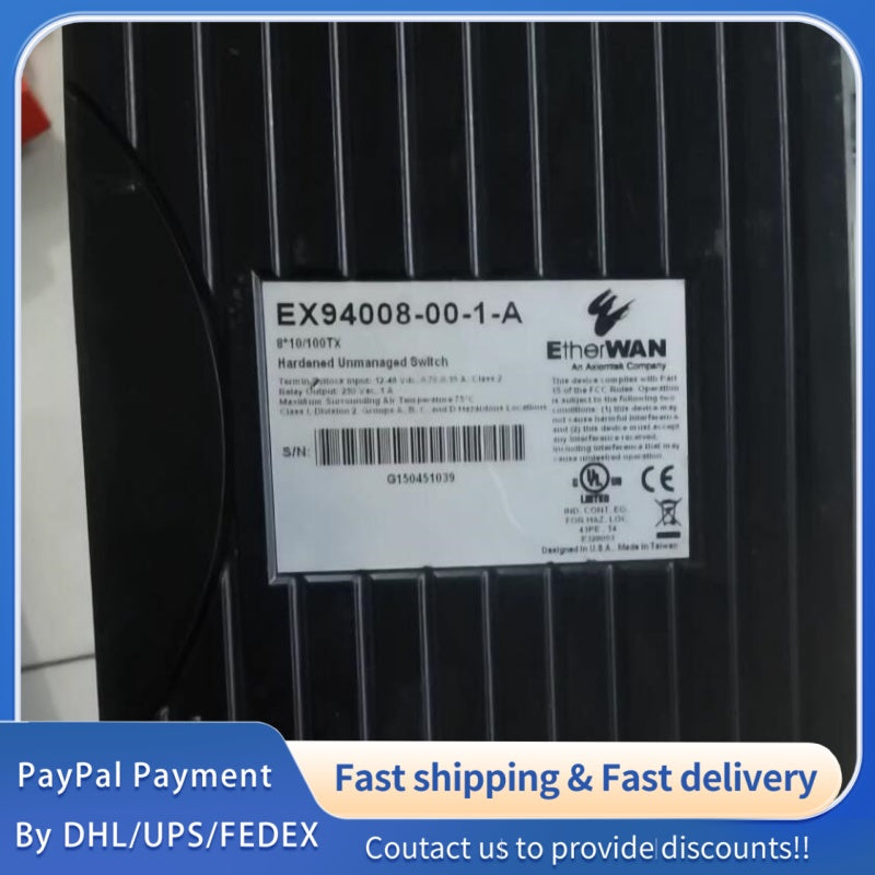 1 PCS used EtherWAN EX94008-00-1-A Industrial Switch #LYQ007