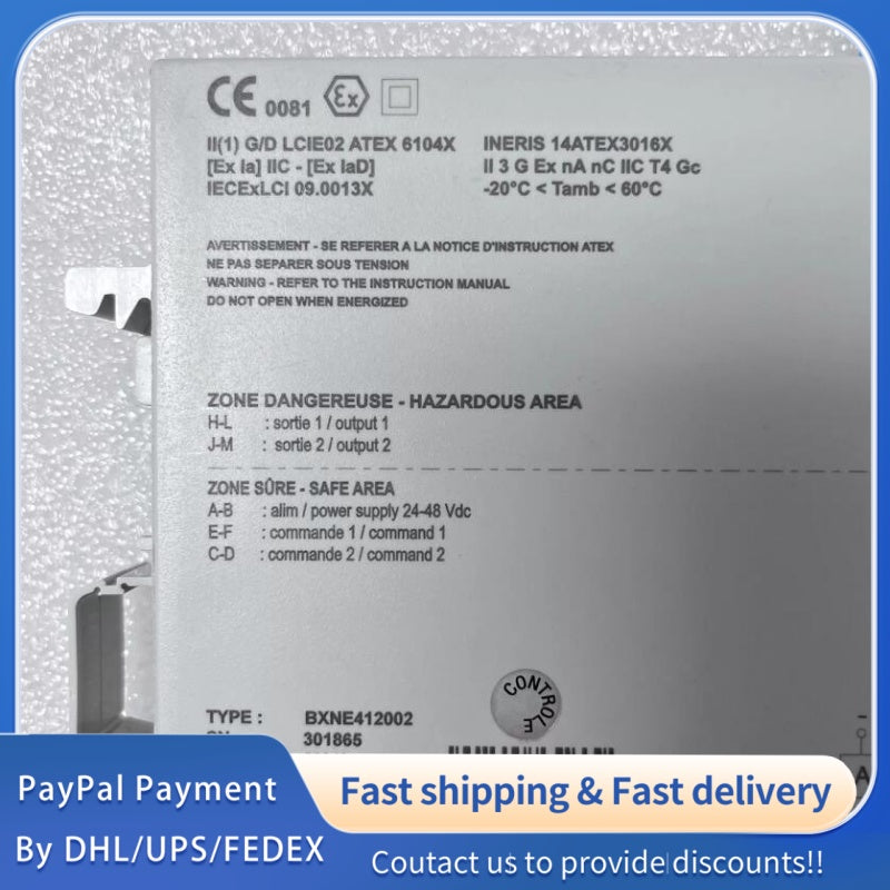 1 PCS used GEORGIN BXNE412002 Safety Barrier #LYQ007