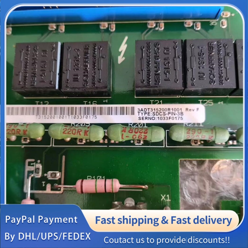 1 PCS used ABB DCS400 Power Interface Board SDCS‑PIN‑3B 3ADT315200R1001 #LYQ007