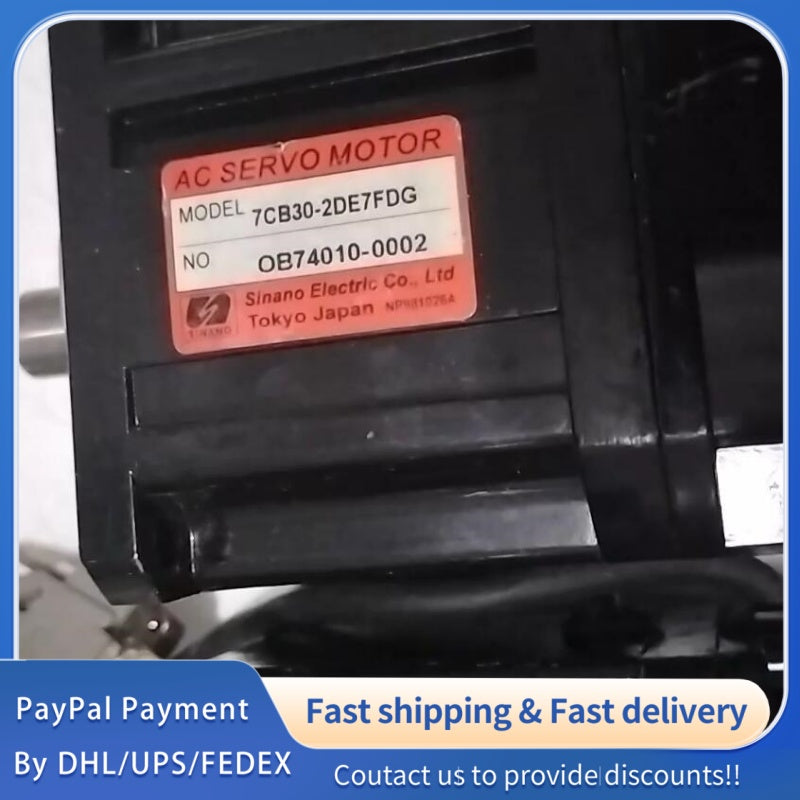 1 PCS used Shinano Kenshi 7CB30-2DE7FDG AC Servo Motor #LYQ007