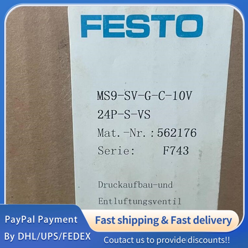 1 PCS new FESTO MS9-SV-G-C-10V24P-S-VS value #LYQ007