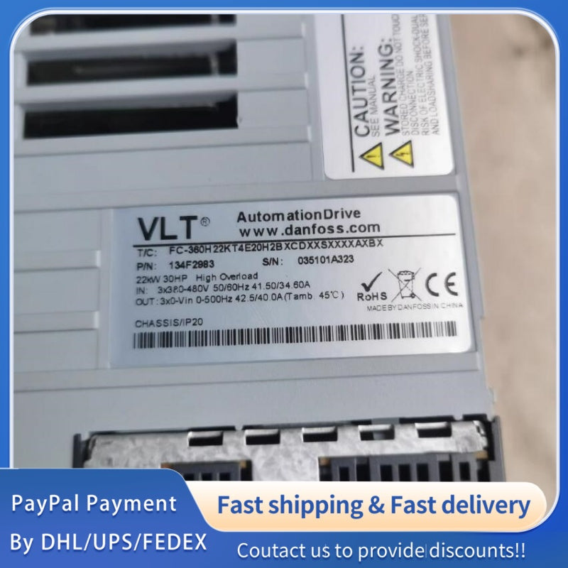 1 PCS new Danfoss VLT® AutomationDrive FC-360H22KT4E20H2BXCD#LYQ007