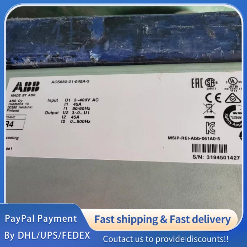 1 PCS USED ABB ACS880-01-045A-3 inverter #LYQ007