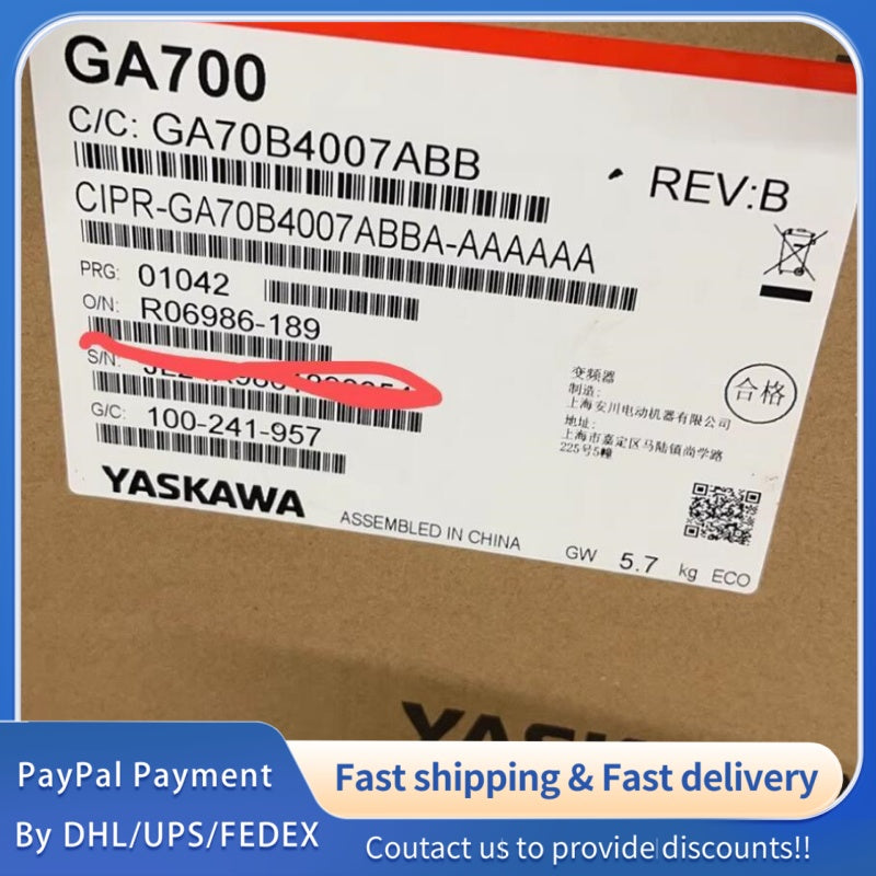 1PCS NEW YASKAWA GA700 Inverter CIPR-GA70B4007ABBA (2.2kW) #LYQ007