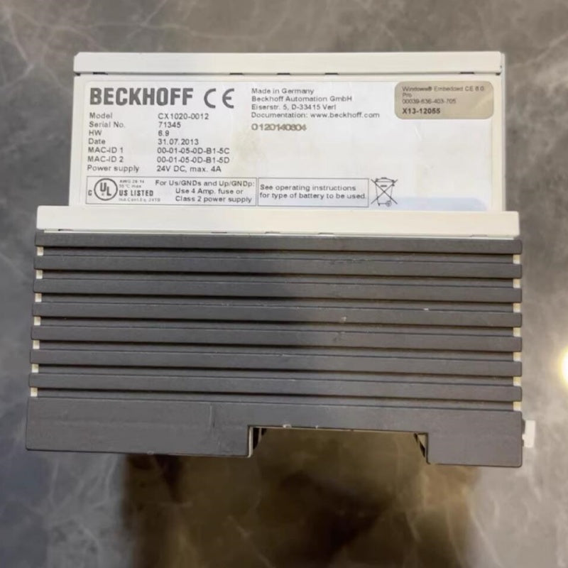 1pc for USED BECKHOFF CX1020-0012 Controller #LYQ007