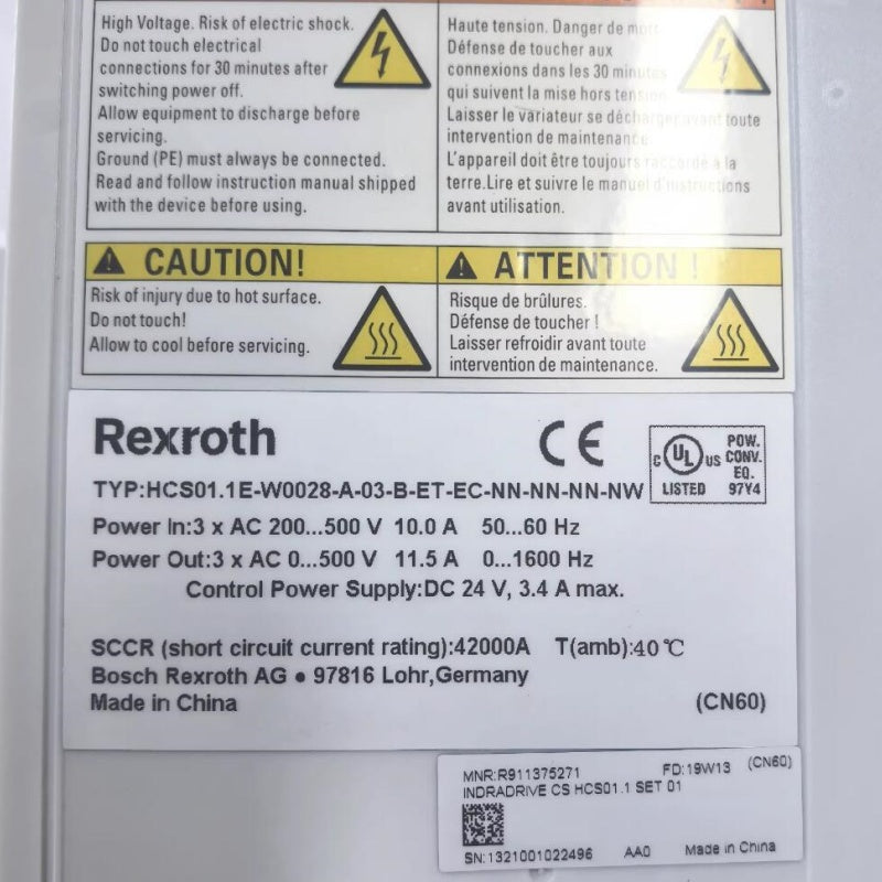 1 pc for new Bosch Rexroth IndraDrive Cs HCS01.1E‑W0028‑A‑03‑B‑ET‑EC‑NN‑NN‑NN‑NW #LYQ007