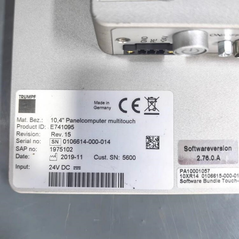 1 pc for used TRUMPF Panel PC E741095 #LYQ007
