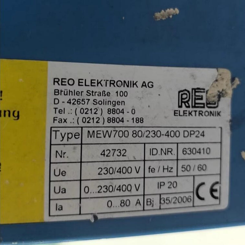 1 pc for used working REOTRON MEW 700 80/230-400 DP24#LYQ007