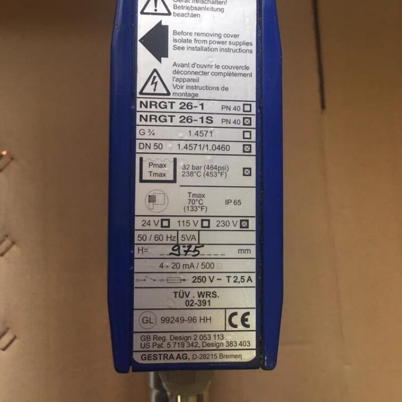 1 PCS NEW GESTRA NRGT 26-1S Capacitive Level Transmitter#LYQ007