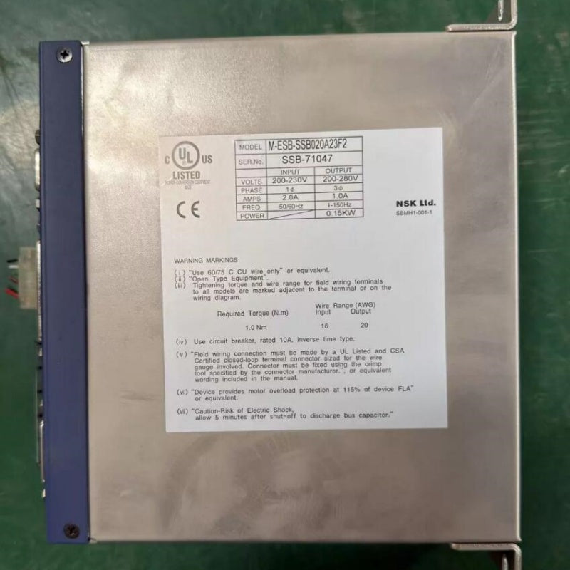 1 PCS used NSK Servo Drive ESB-SSB020A23F2 #LYQ007