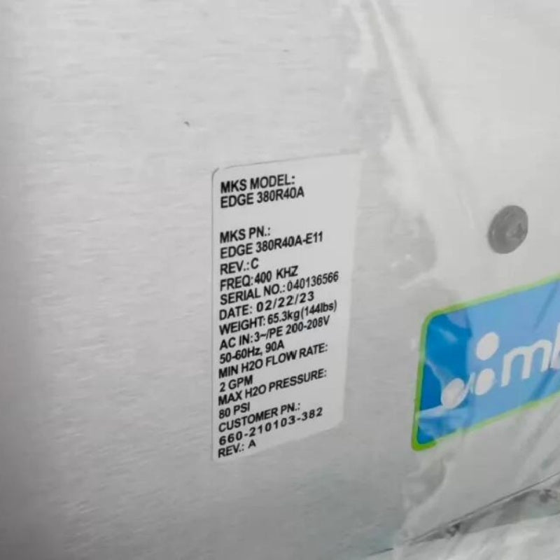 1 PCS used MKS EDGE 380R40A-E11 RF Generator #LYQ007