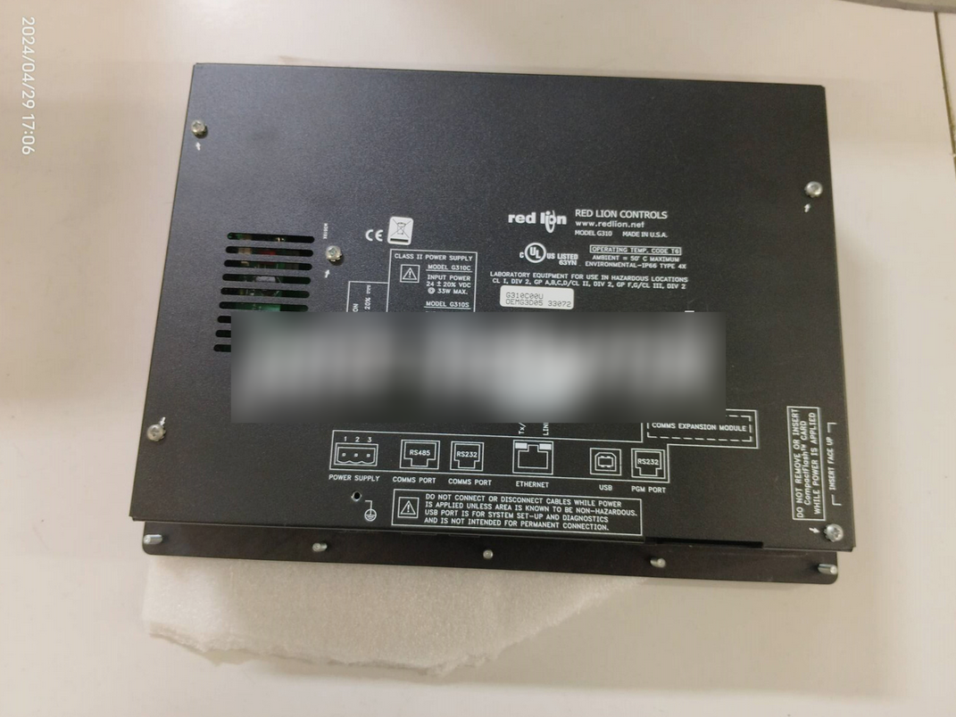 1PC USED G310 G310C00U OEMG3D05 Red Lion Touchscreen HMI Tested working #lyd001&j1688