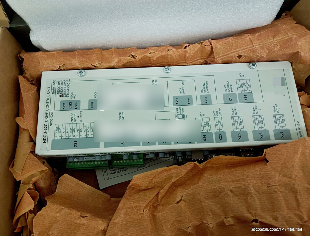 1PC NEW NDCU-52CKP 64650459 A NDCU-52C / NDCU-52CKP ABB Drive Control Unit #lyd001&j1688