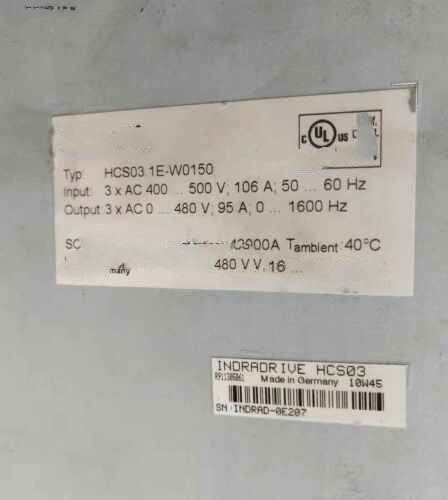 1PC for used HCS03.1E-W0150-A-05-NNBV #OYF033