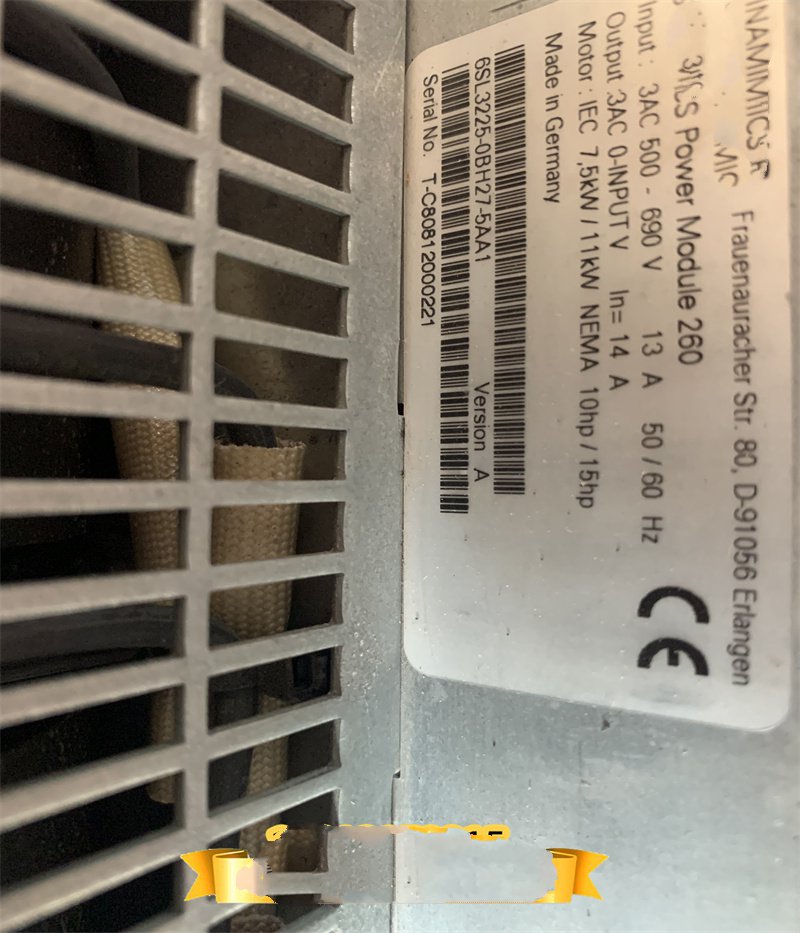 1PC for used 6SL3225-0BH27-5AA1 #OYF033