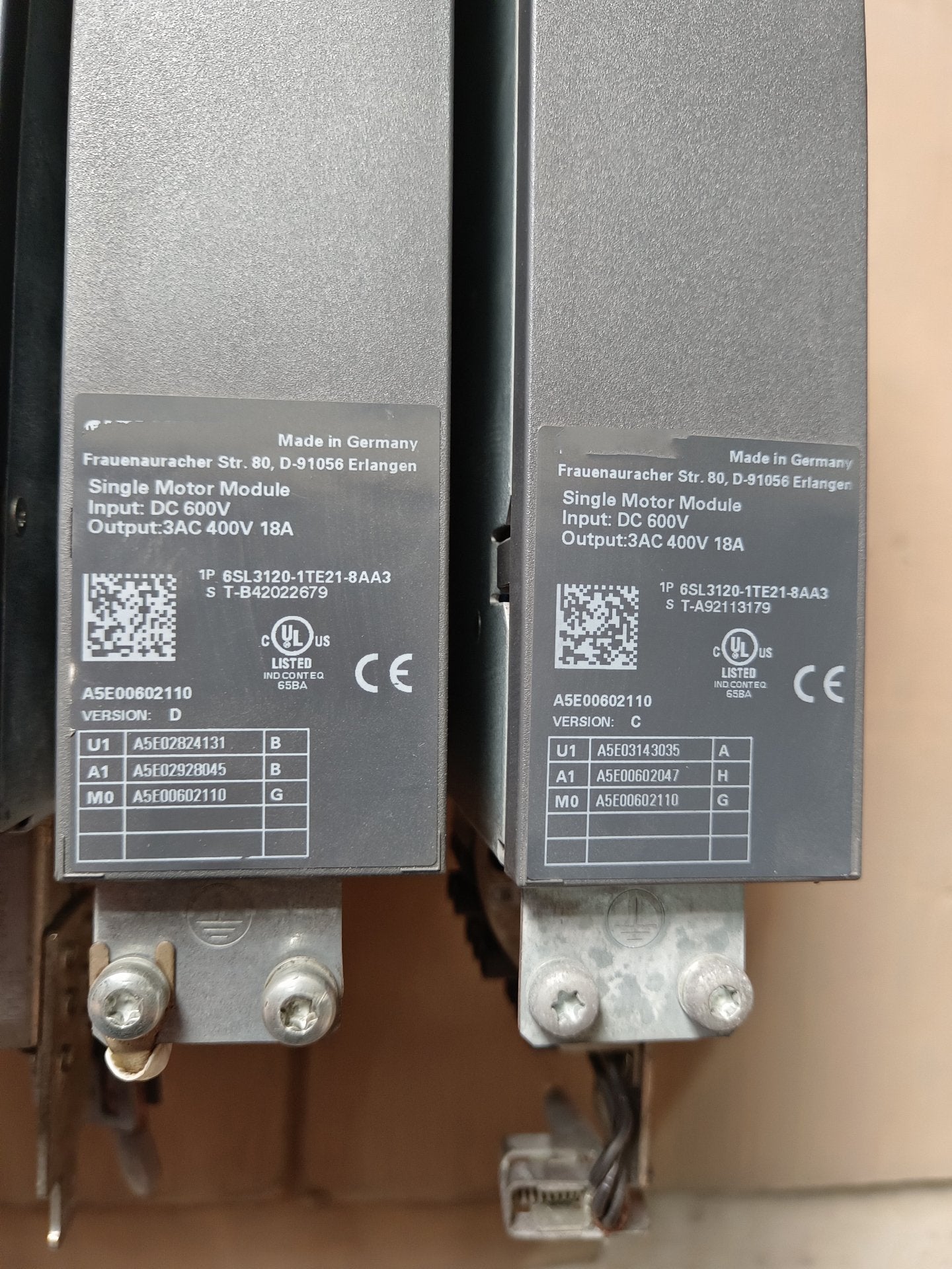 1PC for used 6SL3120-1TE21-8AA3 #OYF033