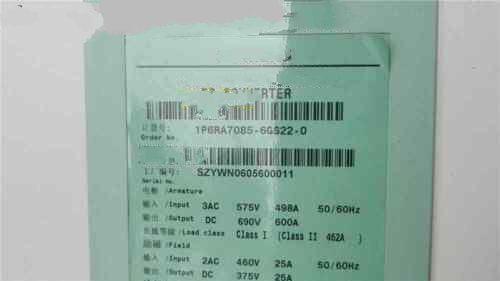 1PC for used 6RA7085-6GS22-0 #OYF033