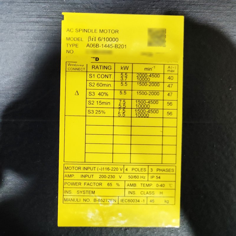 1 PCS NEW A06B-1445-B201 #OYF033