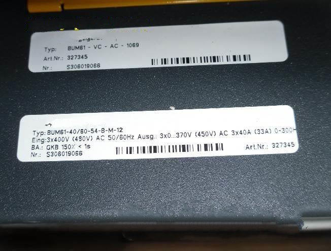 1 PCS NEW BUM61-40/60-54-B-M-12 BUM61-VC-AC-1069 #OYF033