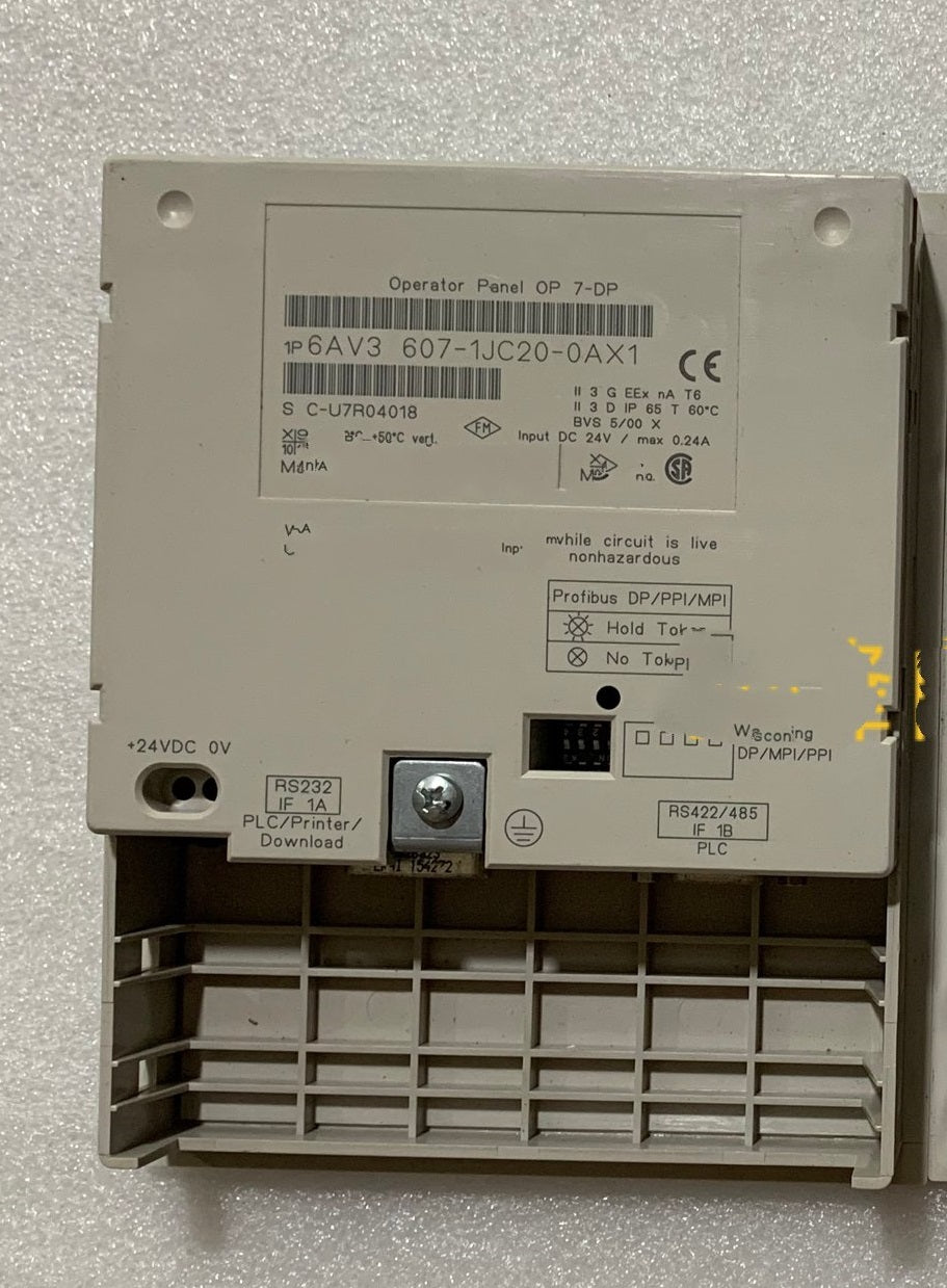 1PC for used 6AV3 607-1JC20-0AX1 #OYF033