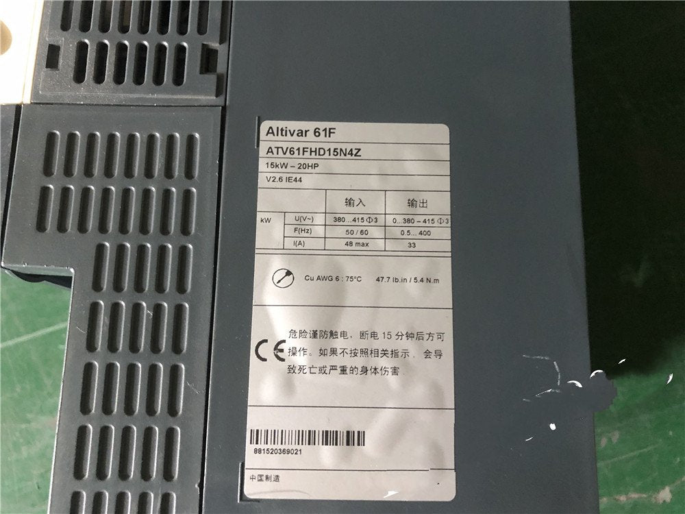 1PC for used ATV61FHD15N4Z #OYF033