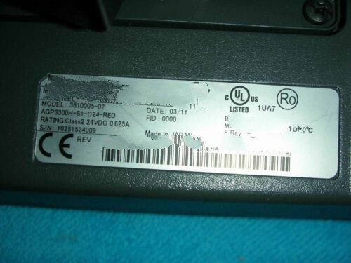 1PC for used AGP3300H-S1-D24-RED #OYF033