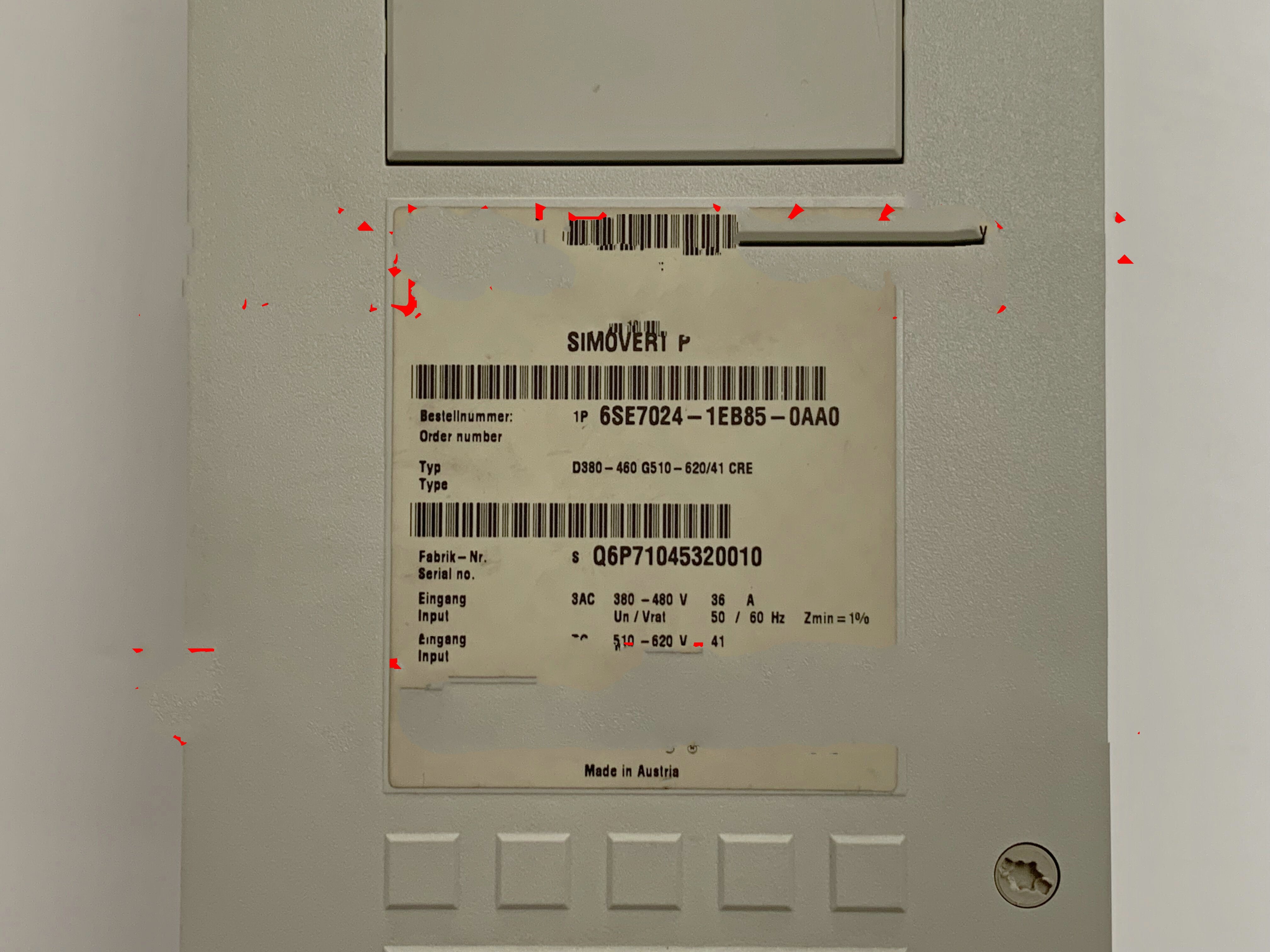 1PC for used 6SE7024-1EB85-0AA0 #OYF033