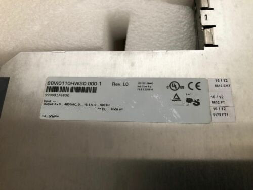 1 PCS NEW 8BVI0110HWS0.000-1 #OYF033