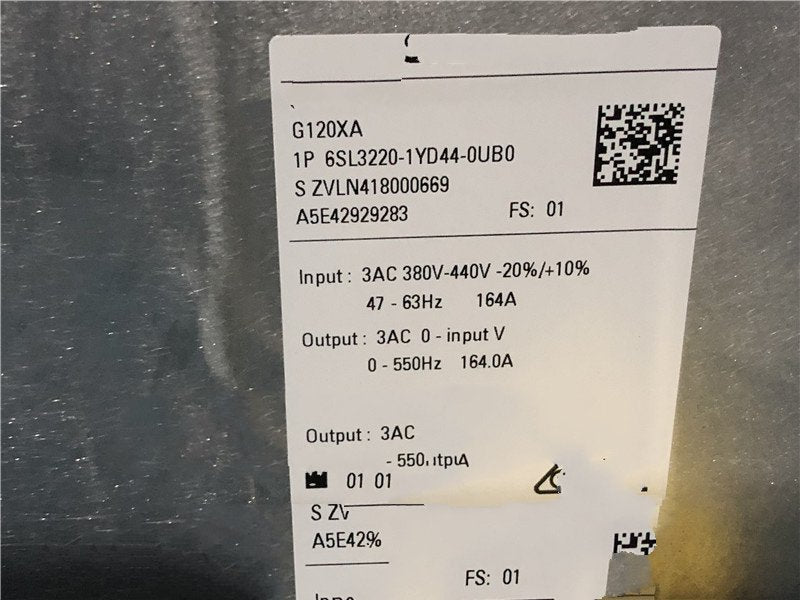 1PC for used 6SL3220-1YD44-0UB0 #OYF033