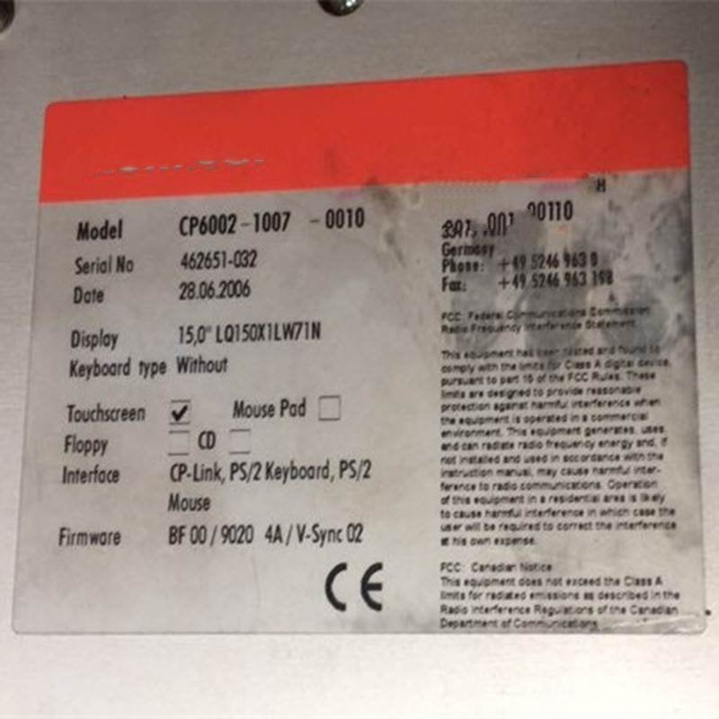 1PC for used CP6002-1007-0010 #OYF033