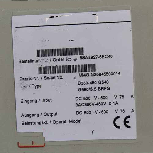 1PC for used 6SA8927-6EC40 #OYF033