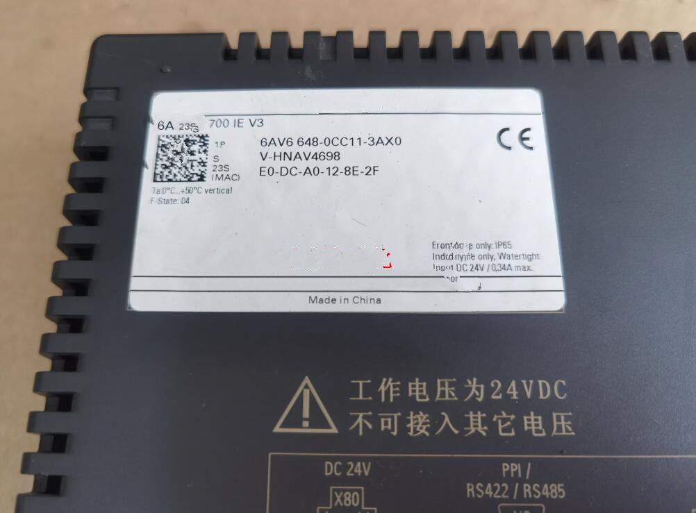 1PC for used 6AV6 648-0CC11-3AX0 6AV6648-0CC11-3AX0 #OYF033