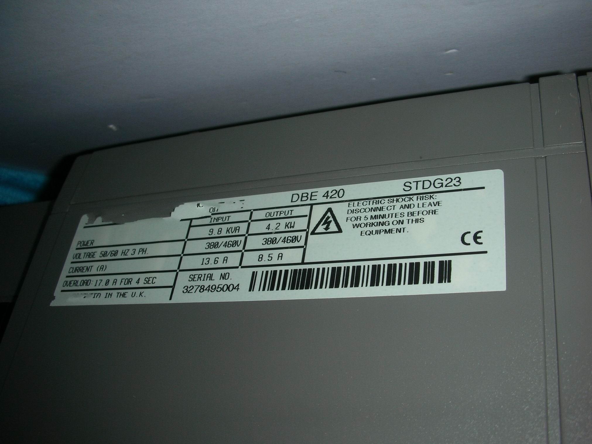 1PC for used DBE420 #OYF033