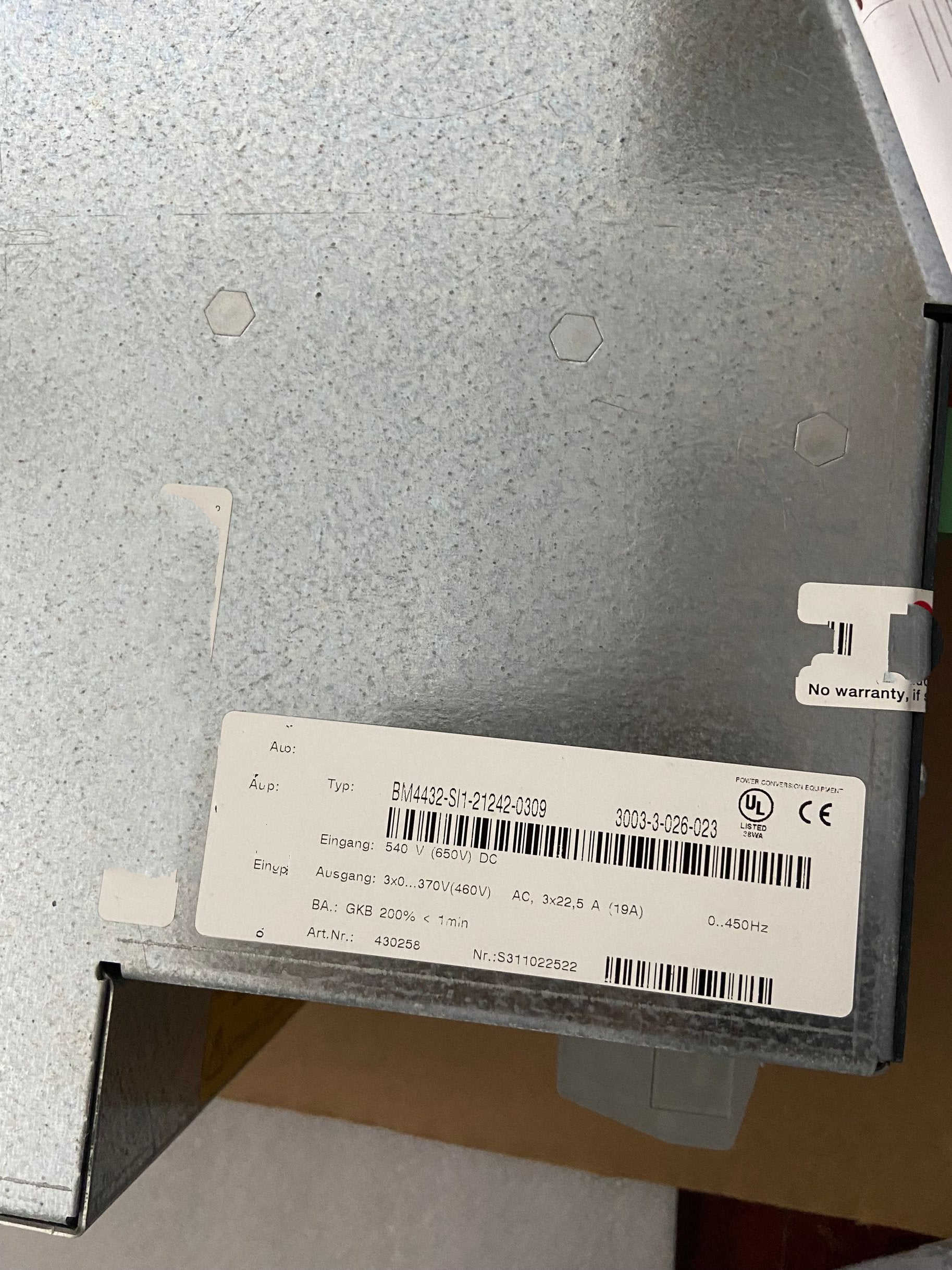 1PC for used BM4432-SI1-21242-0309 #OYF033