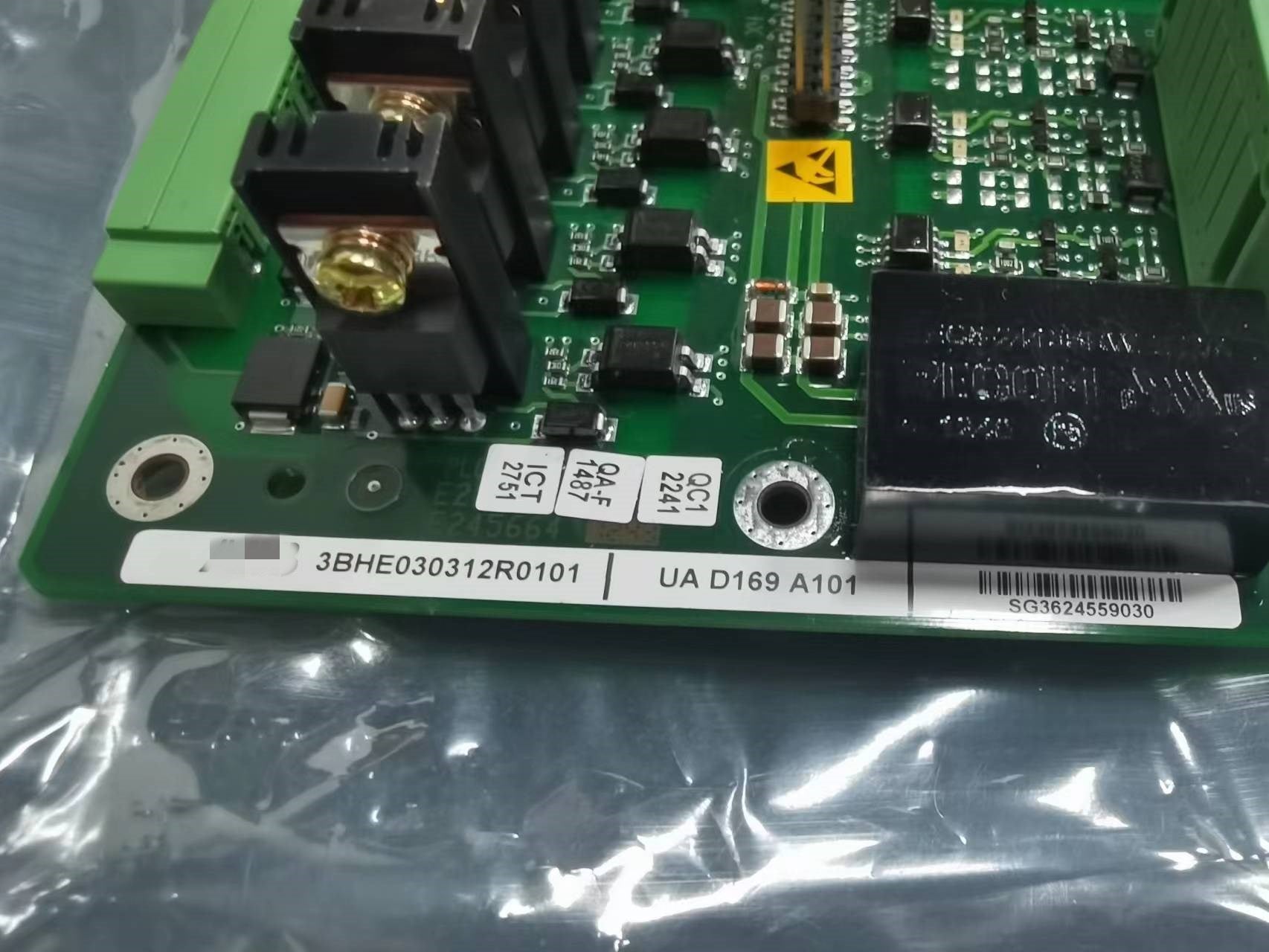 1pc used 3BHE030312R0101 UA D169 A101 #OYF088