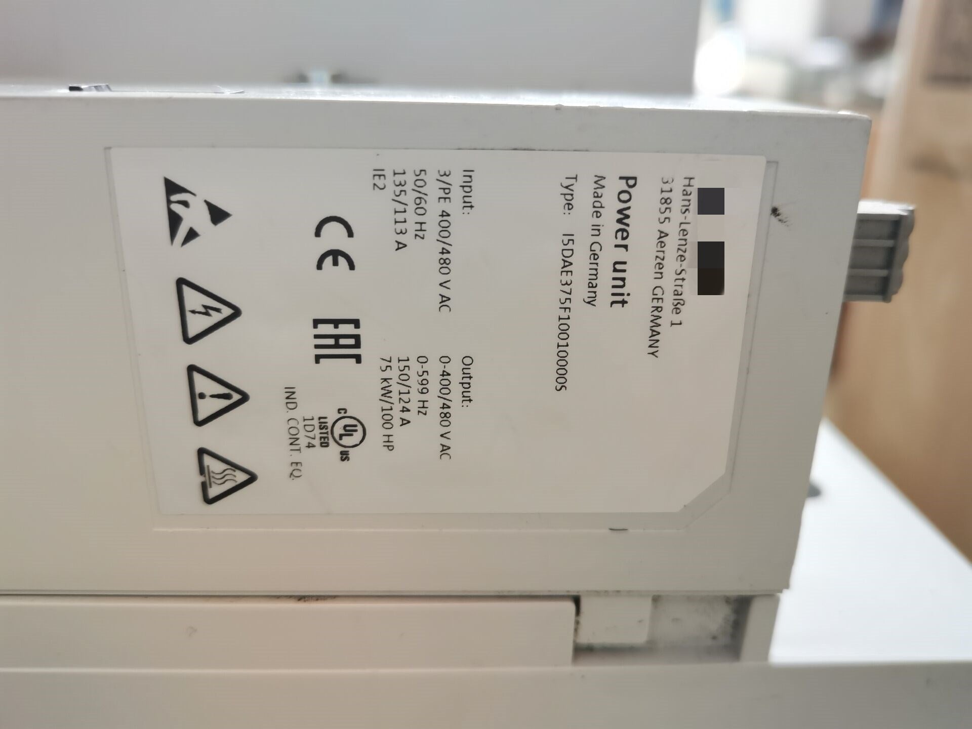 1pc used I5DAE375F10010000S #OYF088