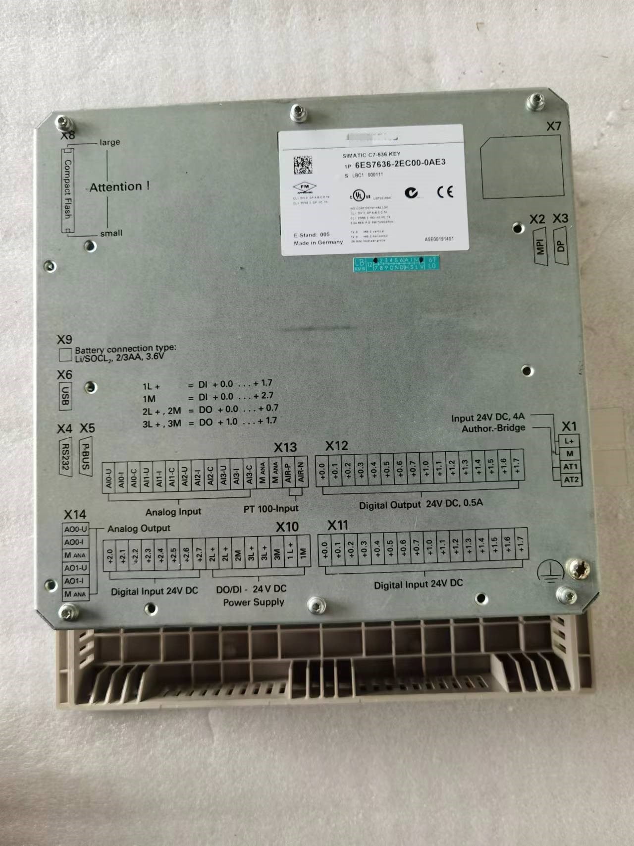 1pc used 6ES7636-2EC00-0AE3 #OYF088