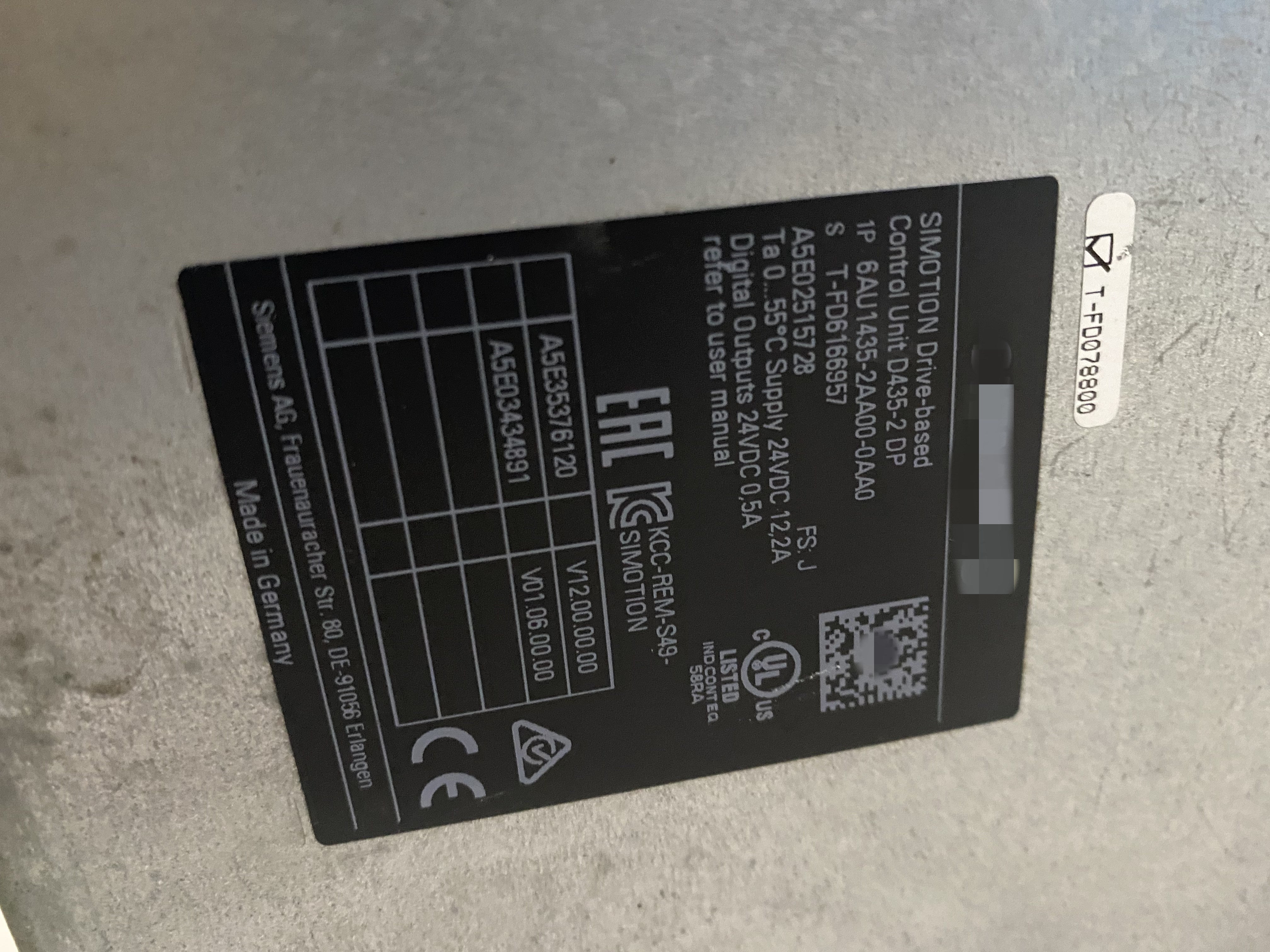 1pc used 6au1435-2aa00-0aa0 #OYF088