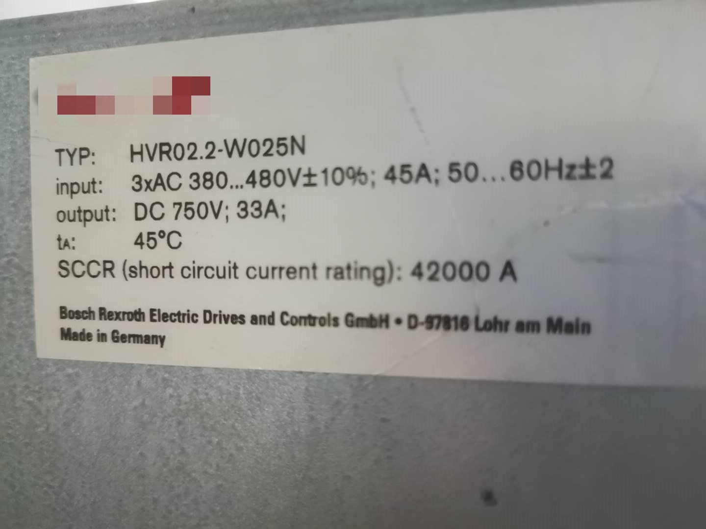 1pc used VR02.2-W025N #OYF088