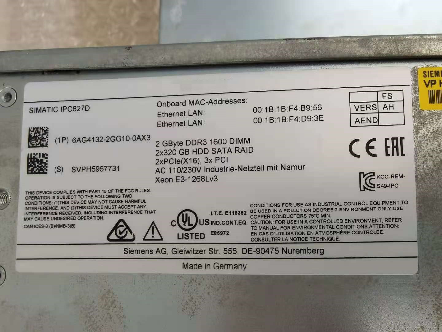 1pc used 6AG4132-2GG10-0AX3 #OYF088