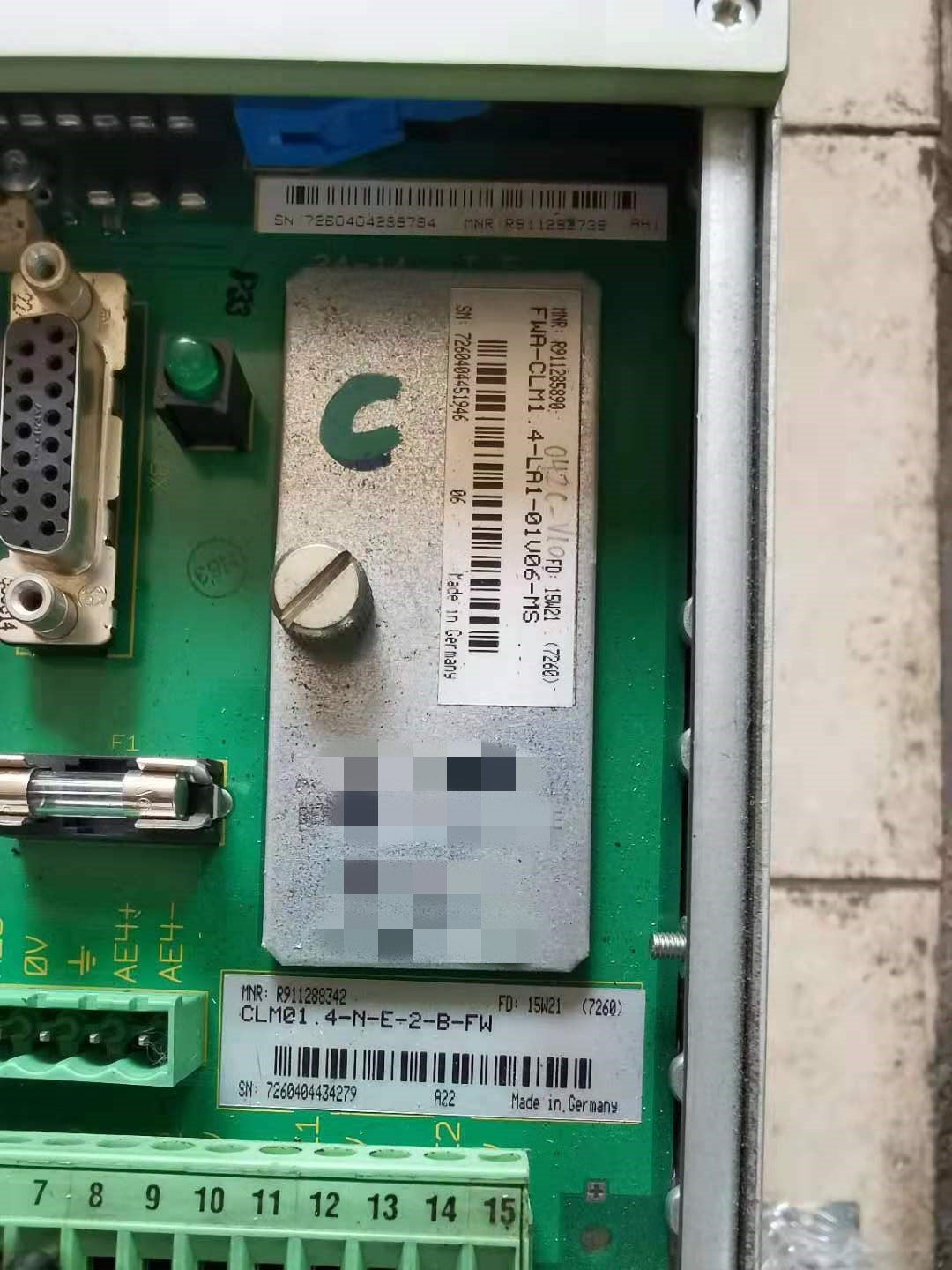 1pc used CLM01.4-N-E-2-B-FW FWA-CLM1.4-LA1-01V06-MS #OYF088
