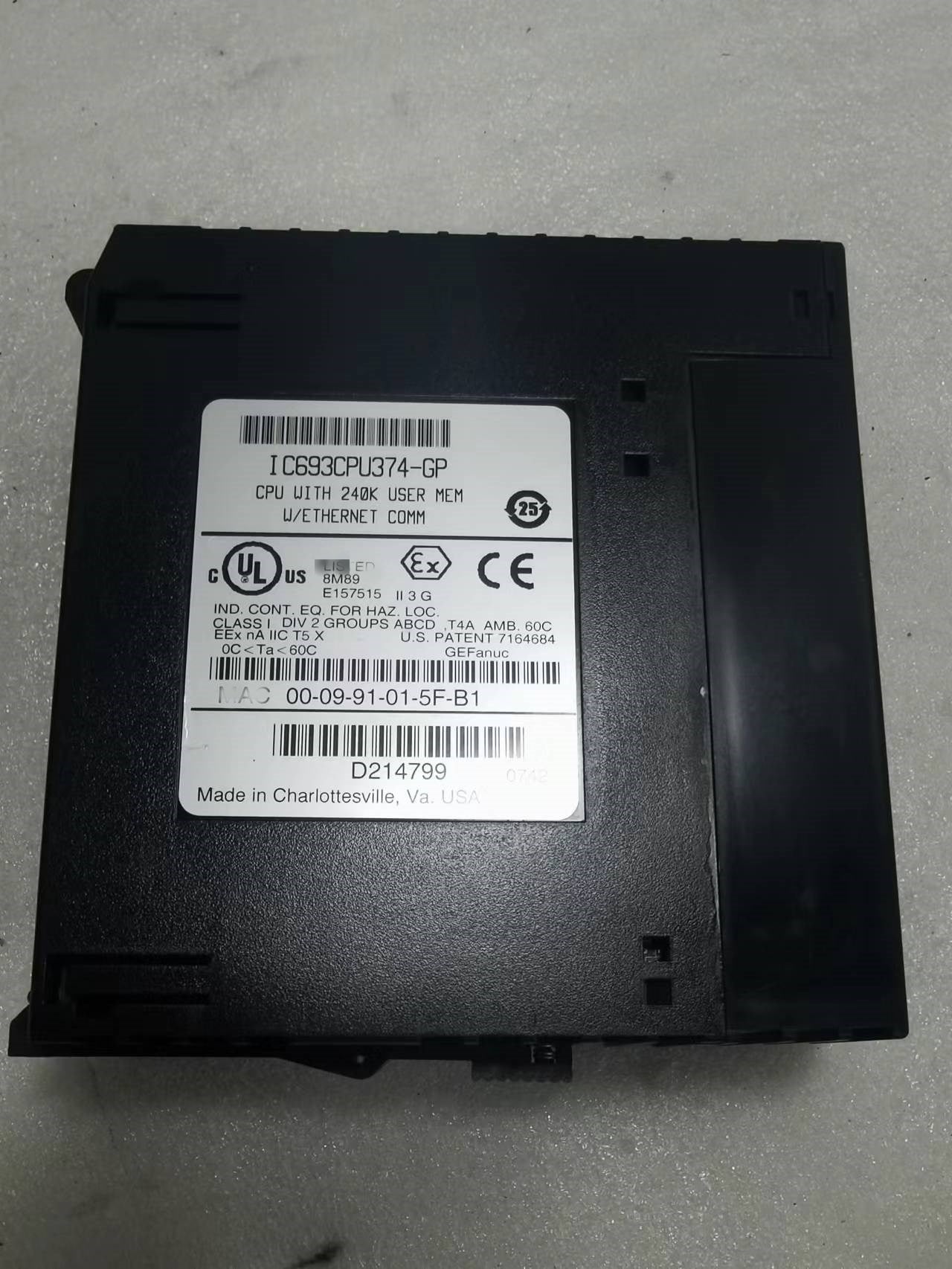 1pc used IC693CPU374-GP #OYF088