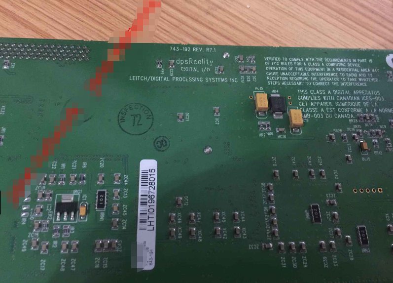 1PC used 743-192 REV R7.1 #OYF007