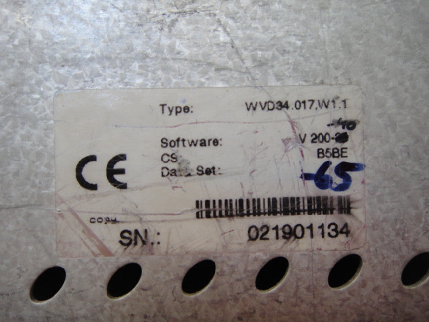 1pc for USED WVD34.017,W1.1 #OYF005